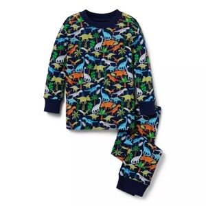 🦖 Janie & Jack Boys’ Good Night Pajamas in Dinosaur Discovery - Size 4T 🦖